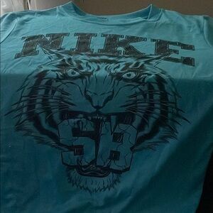Nike Men's Blue Graphic T-Shirt